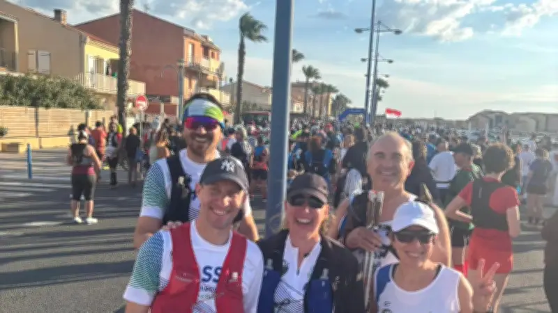 Six coureurs de Vergèze brillent au marathon Tout de bleu vêtu dans l'Aude