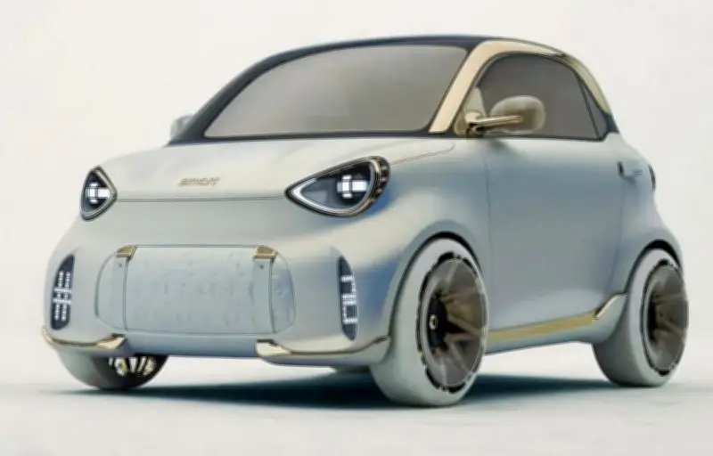 Smart #2 : le concept-car dévoilé à Pékin, 300 km d'autonomie