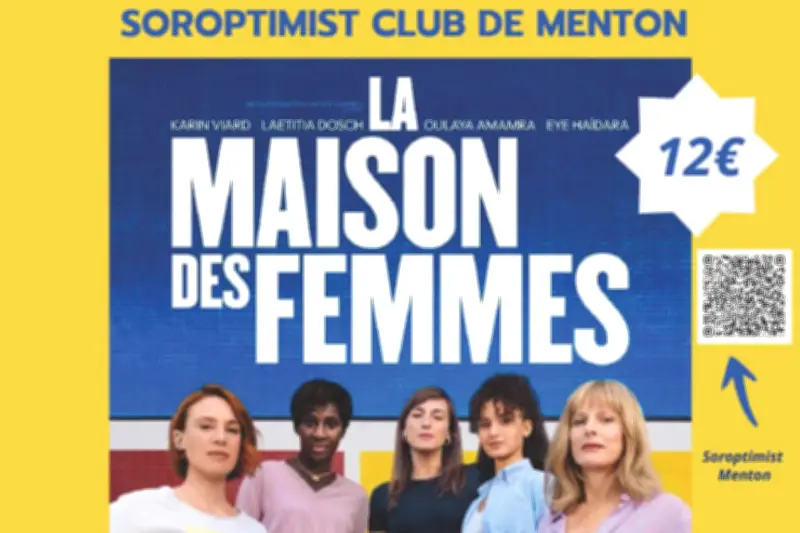 Soirée solidaire à Menton : projection au profit de la Maison des Femmes du 06