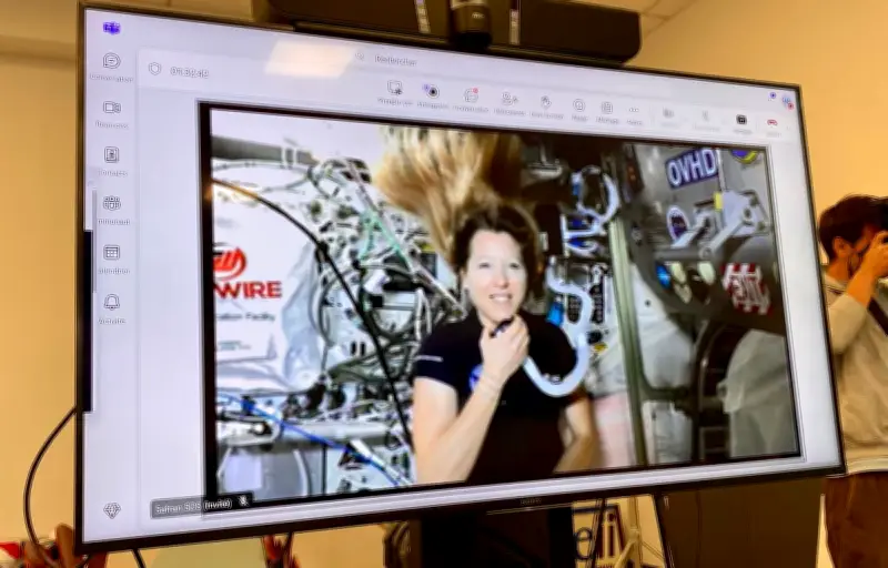 Sophie Adenot, astronaute, échange en direct avec des élèves depuis l'ISS