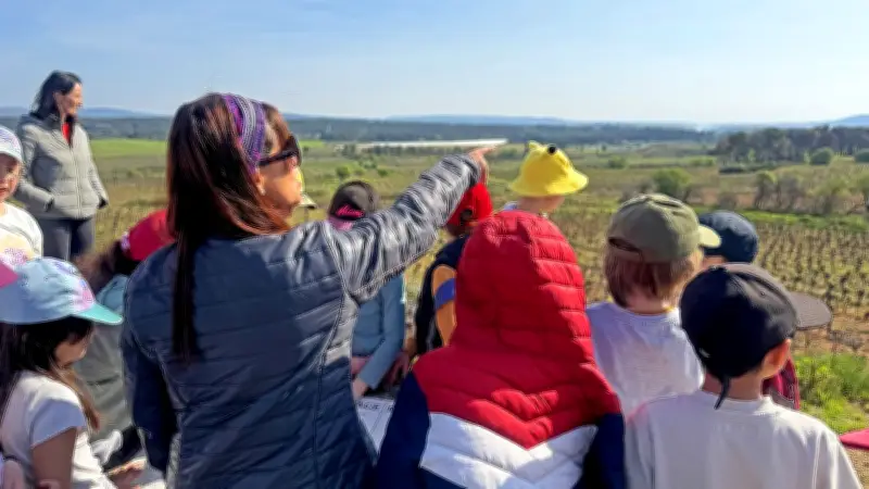 Sortie nature pour les CE2 : découverte de la garrigue et de la Via Domitia