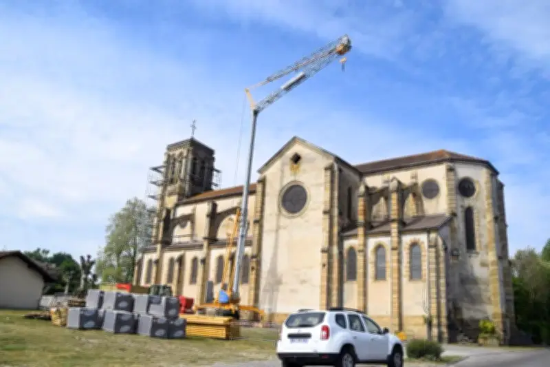 Souprosse : L'église Saint-Pierre fermée pour fissures, un diagnostic urgent lancé