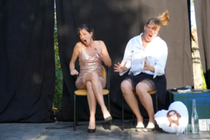 Spectacle hommage à Céline Dion : autodérision et chants à Matha