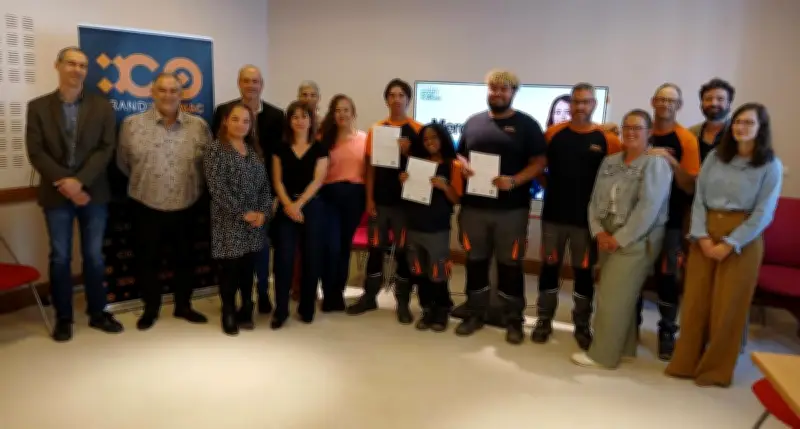 Stage de lycéens réunionnais dans les déchetteries de Grand Cognac