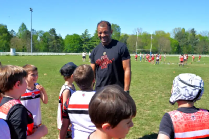 Stage de rugby à Bergerac : 80 enfants formés par l'académie du Stade Toulousain