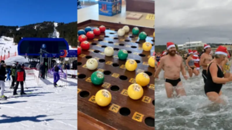 Stations de ski prêtes, prison requise pour lotos illégaux, bain de Noël