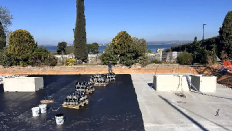 Sète : Essais d'étanchéité réussis pour le bassin de rétention des eaux pluviales du cimetière Le Py