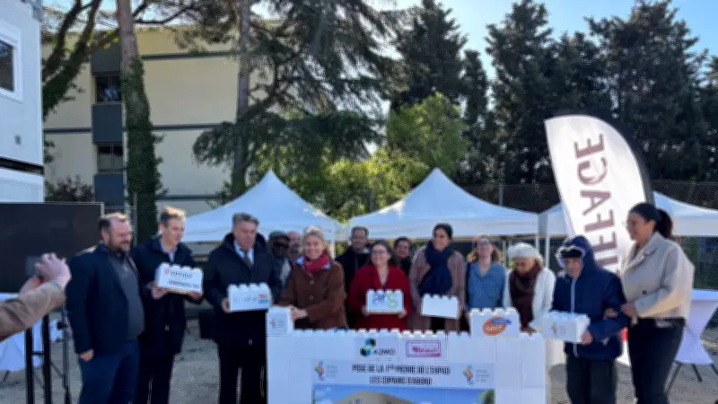 Sète : la première pierre de l'Ehpad Les Copains d'abord posée pour une ouverture en 2028