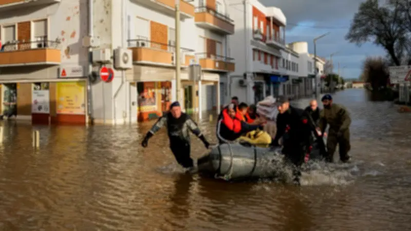 Tempête Marta : 1 pompier mort au Portugal, 11 000 évacués en Espagne