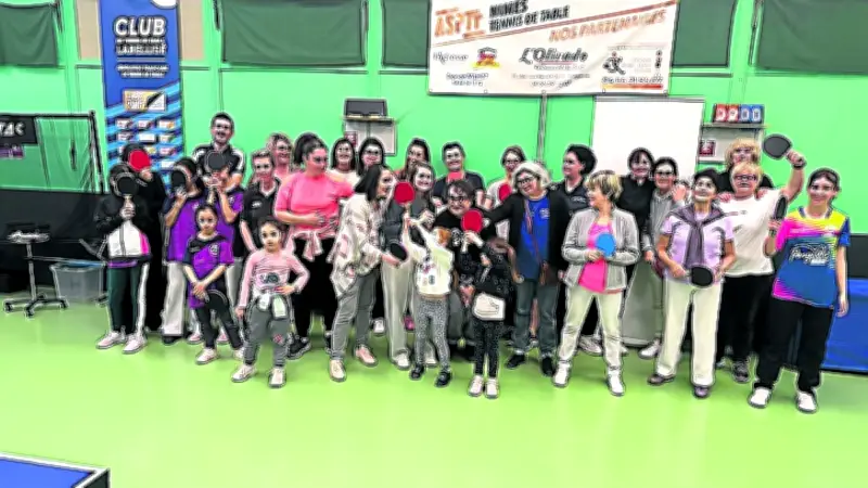 Tennis de table à Nîmes : une journée 100% féminine pour découvrir le ping-pong