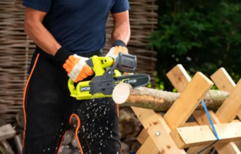 Test Ryobi 18V ONE+ : la tronçonneuse sans fil légère et puissante pour le jardin