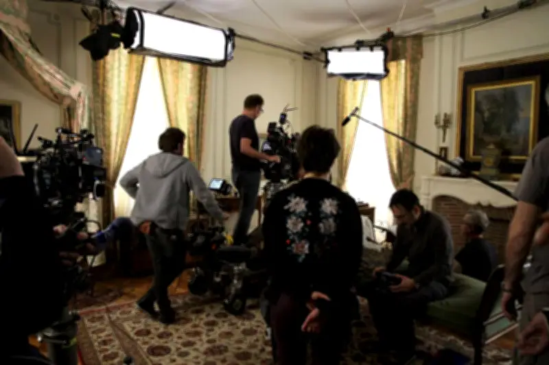 Tournage de "Victor Hugo, ennemi d'État" en Dordogne en 2018