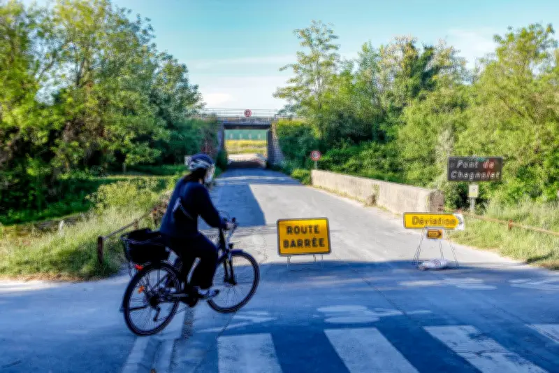 Travaux au pont de Chagnolet : sécurisation et piste cyclable