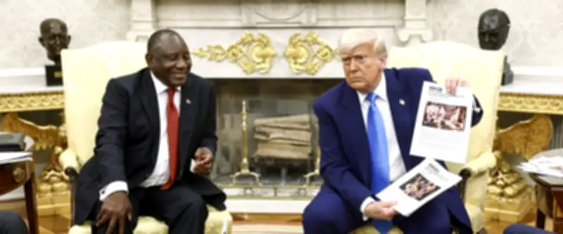 Trump accuse l'Afrique du Sud de génocide des Blancs lors d'une rencontre tendue