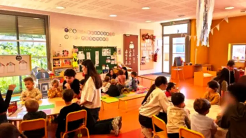 Un projet intergénérationnel d'anglais entre collégiens et maternelle à Vauvert
