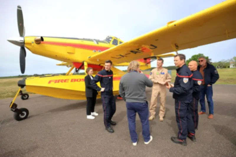 Une entreprise luxembourgeoise forme ses équipages de lutte anti-incendie dans les Landes