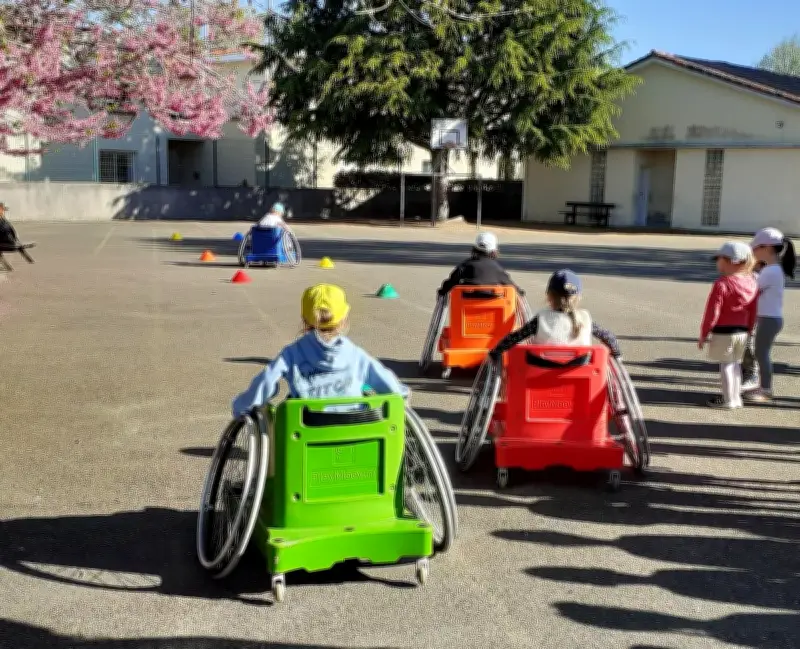 Une journée de sensibilisation au handicap pour 60 jeunes villeneuvois