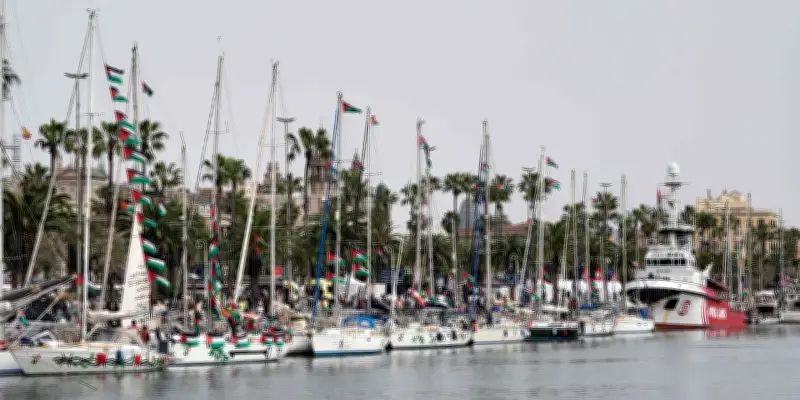 Une nouvelle flottille humanitaire quitte Barcelone pour Gaza