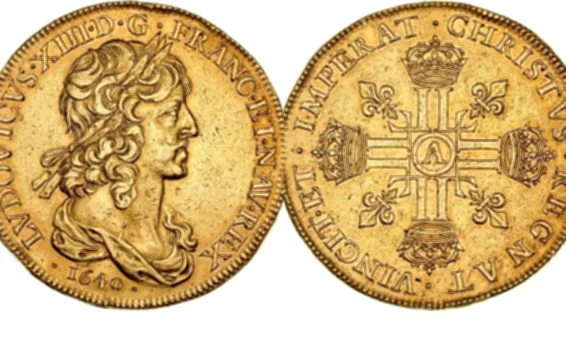 Une pièce de dix louis d'or de Louis XIII aux enchères à Deuil-la-Barre