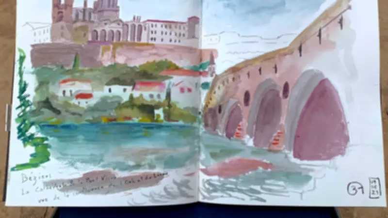 Urban Sketchers : Béziers croquée par 200 dessinateurs ce week-end