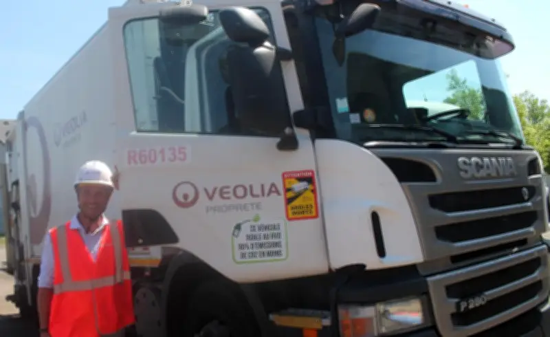 Veolia à Laluque : 11 camions roulent au biocarburant