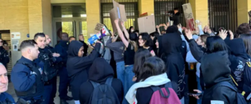 Violente altercation au lycée Jules-Guesde : blocage des élèves et intervention policière à Montpellier