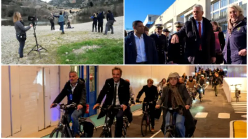 À vélo sous la Comédie, la ministre de la Mer à Sète et "La disparue de Compostelle" sur France 2