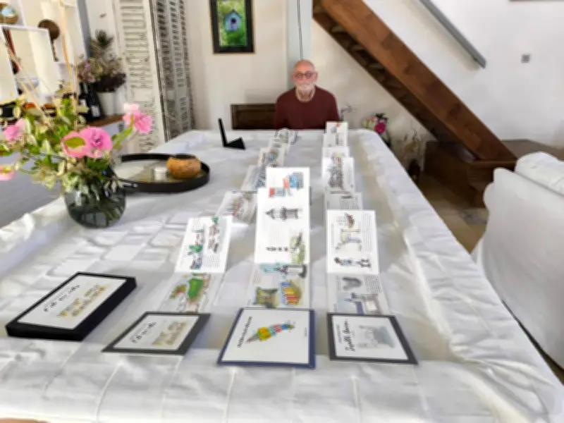 Yves Morin, du journalisme à l'art : des leporellos aquarellés pour célébrer le patrimoine insulaire