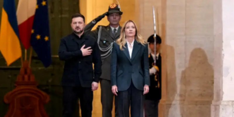 Zelensky à Rome pour des pourparlers cruciaux avec Meloni sur la guerre en Ukraine