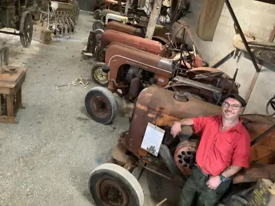 70 tracteurs anciens exposés à Migré : une passion familiale