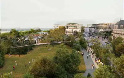 Bordeaux : le chantier Canopia avance avec deux nouveaux bâtiments au pied du pont Saint-Jean