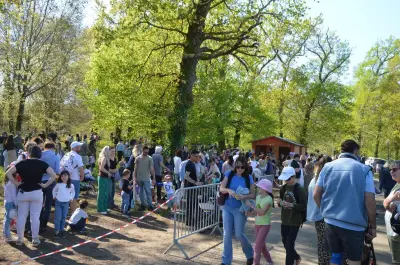 Chasse aux œufs de Pâques : plus de 250 enfants envahissent le parc du château