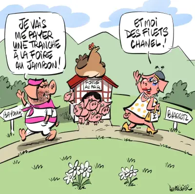 Choc des univers sur la Côte basque : Chanel vs cochonnailles