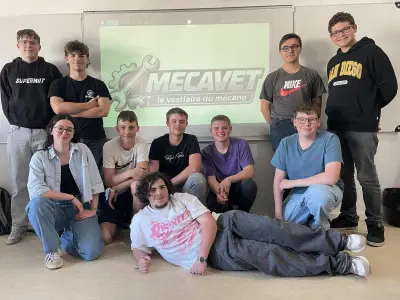 Des lycéens de Saint-Jean-d'Angély lancent Mécavet, vêtements solidaires