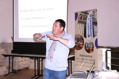 Didier Coquillas éclaire la peste noire du XIVe siècle à Villefranche-de-Lonchat