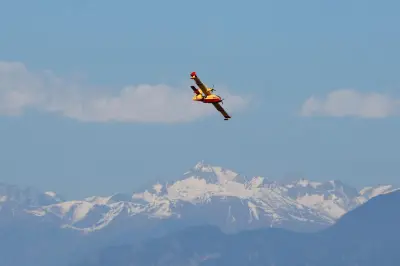 Exercice des avions bombardiers d'eau dans les Alpes-Maritimes : pas d'incendie en vue