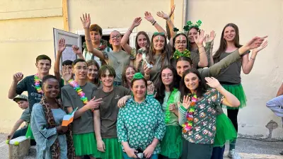 Fête de l'Irlande au collège Saint-Joseph à Saint-Ambroix