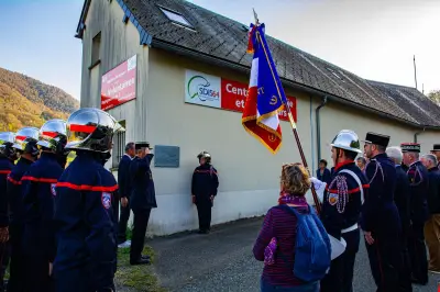 Hommage solennel à Jean-Pierre Lopez, ancien chef des pompiers de Lescun