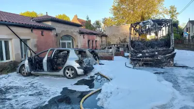 Incendie d'un car scolaire à Castelnaud-la-Chapelle : 30 enfants évacués sains et saufs