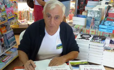 Jean-Paul Froustey dédicace son 15e roman « Troubles à Parentis-en-Born » à Bias