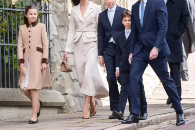 Kate Middleton fait son retour à Windsor pour la messe de Pâques avec la famille royale