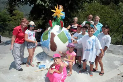 La sculpture du Petit Prince détruite par un accident de la route à L'Escarène