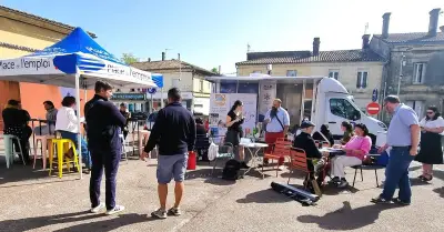 Le Truck de l'emploi de France Travail fait étape à Cavignac pour rapprocher les opportunités
