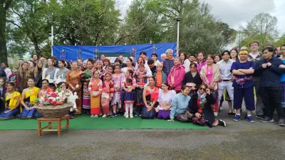 Le Wat Bouddha Bordeaux célèbre Songkran, la Fête de l'eau, dans un temple unique en Gironde