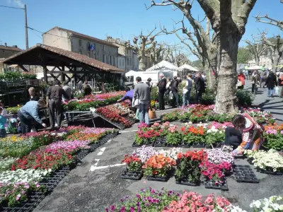Marché aux fleurs du Lions Club à Lalinde : 30e édition le 1er mai