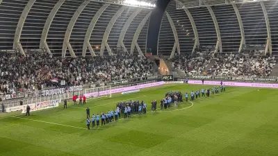 Match Amiens-MHSC interrompu par jets de fumigènes des supporters