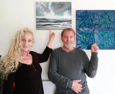 May et Pichman exposent leurs œuvres complémentaires à la galerie Maggy-Martel