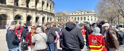 Nîmes : 150 retraités manifestent pour la santé et le pouvoir d'achat
