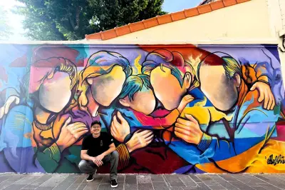 Nouvelle fresque éphémère à Antibes : l'artiste Ma₂thieu Long dévoile son œuvre