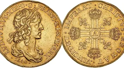 Une pièce de dix louis d'or de Louis XIII aux enchères à Deuil-la-Barre